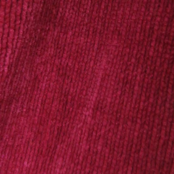 DRESSBARN Chenille Red Turtleneck Patchwork Sweater XL (K163) - Picture 6 of 6